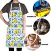 MYSOMY Italian Amalfi Coast Lemons Apron Italian Kitchen Apron Sorrento
