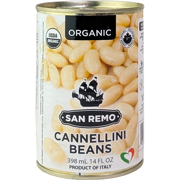 San Remo Organic Cannellini, 398ml
