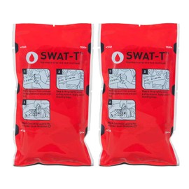 SWAT-T Tourniquet Black 2 Pack, Emergency Equipment for Massive Hemorrhage Control, Made in The USA
