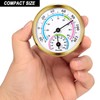 Weewooday 3 pcs Indoor Outdoor Thermometer Mini Temperature Humidity Hygrometer