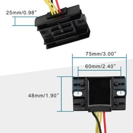 GOOFIT Voltage Regulator Rectifier Replacement for Suzuki DRZ400 DRZ400E DRZ400S DRZ400SM 2005-2019 ATV Scooter