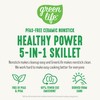 GreenLife 12" 5QT Square Electric Skillet, Glass Vented Lid, Ceramic