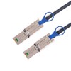 10Gtek 6G External Mini SAS SFF-8088 to SFF-8088 Cable, 100-Ohm,
