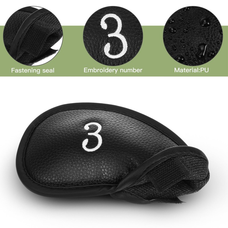 YARNOW 12 Pcs Golf Club Head Covers Golf Covers with