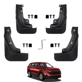 Peleus Upgraded Mud Flaps Mud Guards for Honda CRV 2023 2024 2025 2026 Aerodynamic Mud Flaps Splash Guards Fenders for Honda CRV 2023 2024 2025 Accessories Set of 4 Mudguards Mudflaps