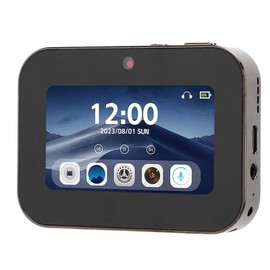 64MP 4K Digital Camera, 10x Telephoto, 120 Degree Wide Angle, 3" Touch Screen, HD Photography, 3600mAh, Support Live Streaming, OTG Connection, Music Playback (BLACK)