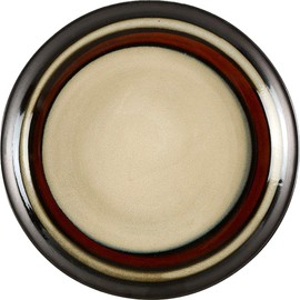 Gibson Designs Lewisville Red Salad Plate