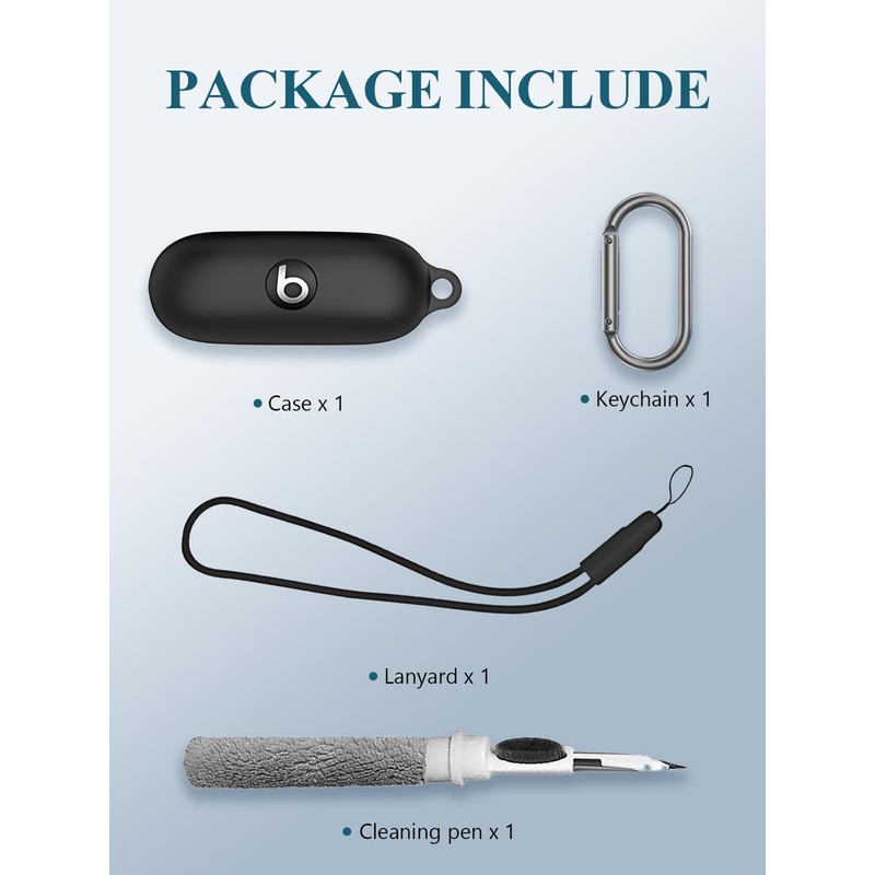 Case for Beats Solo Buds 2024 New Headphone, Soft Silicone