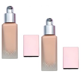 Pack of 2 Makeup Revolution Beauty XX Glow Skin Fauxxdation Luminous Foundation, FX3.5
