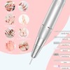 MOCOWIND Portable Nail Drill Professional 35000 RPM, Rechargeable Electric Nail