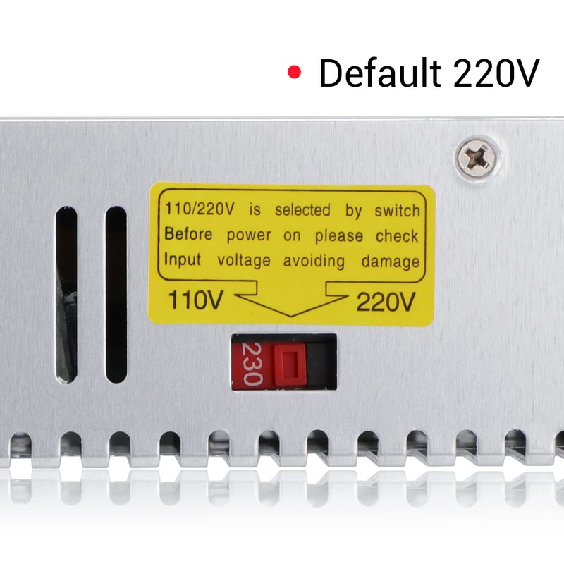 DROK 48V Power Supply, AC 110V/220V to DC 0-48V 10A