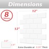 DÉCOR WOW Peel & Stick Backsplash for Kitchen & Bathroom,