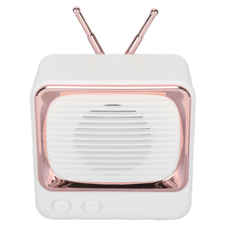 TV Shaped BT Speaker Wireless Lightweight Portable Mini Classic Style