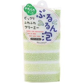 Pururun Foam Body Towel, Green