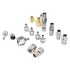 15PCS Airbrush Adapter Set Stainless Steel Airbrush Quick Release Disconnect