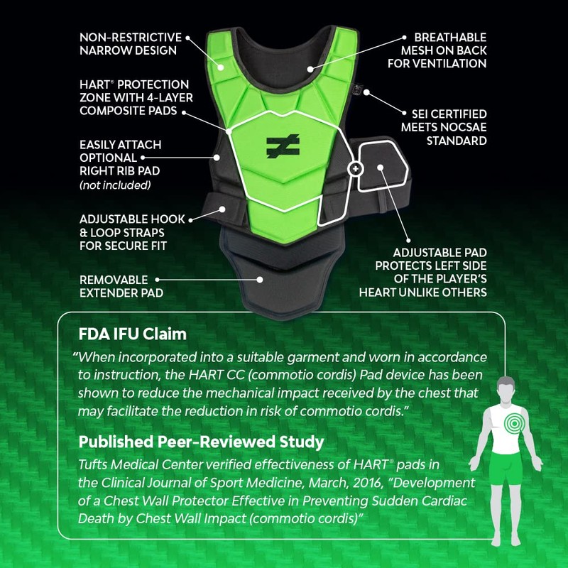 Unequal Lacrosse Goalie CC Chest Protector (Large)