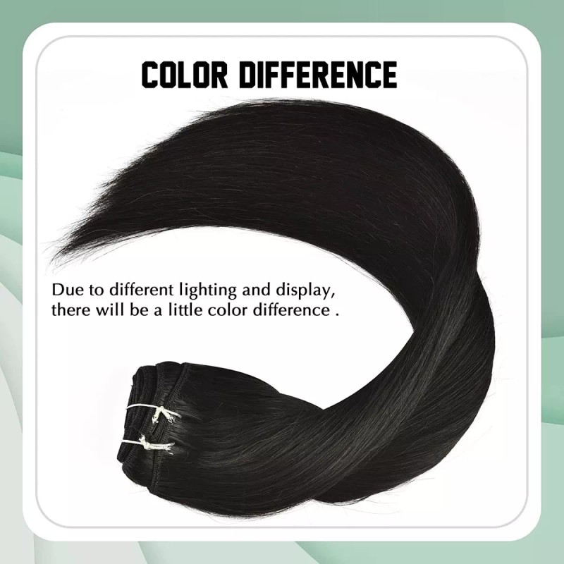 Jinyisong Extensiones Cabello 70gr 14in Natural Negro