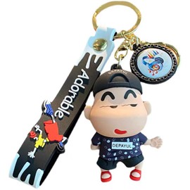 [hawofe] Anime Cute Car Keychain Keychain Cute Backpack Charm for Kids Girls Boys, anime-02