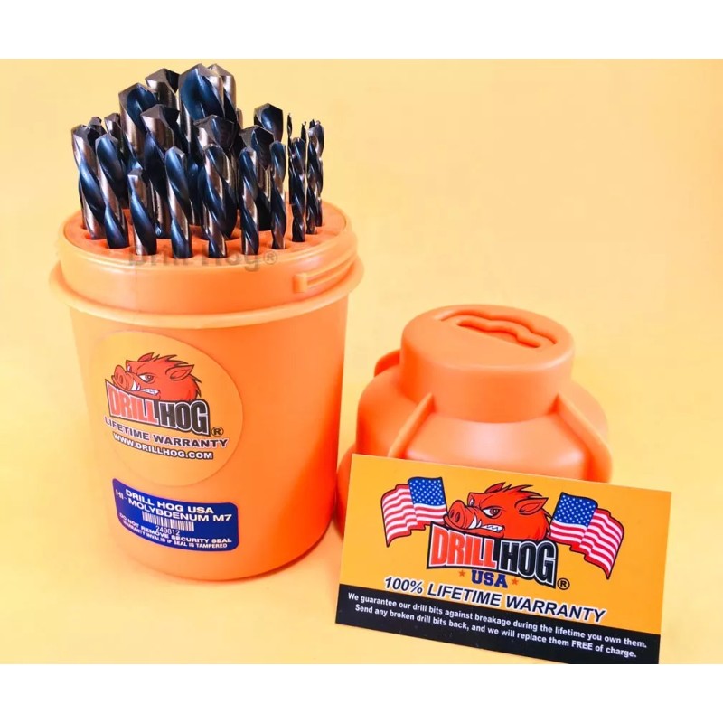 Drill Hog 29 Pc Left Hand Drill Bits Left Handed