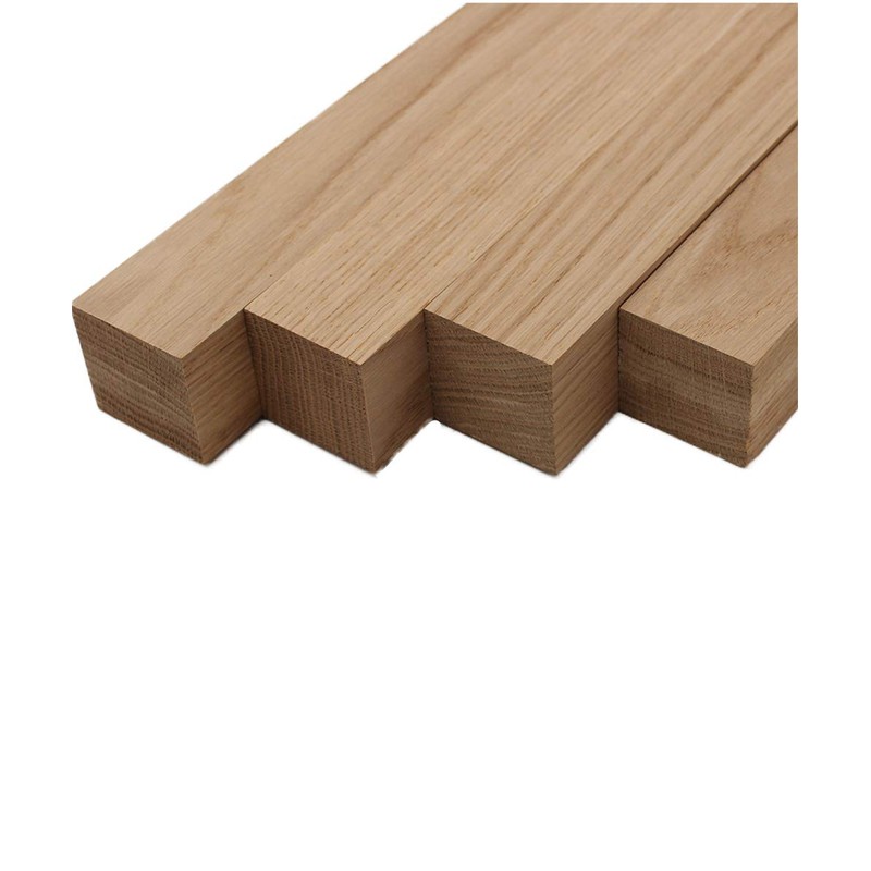 Barrington Hardwoods White Oak Lumber Turning Blanks (4 Pieces) (2"