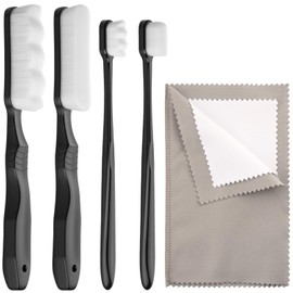 Silver Cleaning Kit with Ultra-Soft Brushes & Polish Cloths – Tarnish Removal for Antique Jewelry, Sterling Silverware, Cutlery & Plateware – Safe for Gold, Diamonds, Platinum, Gemstones & Coins