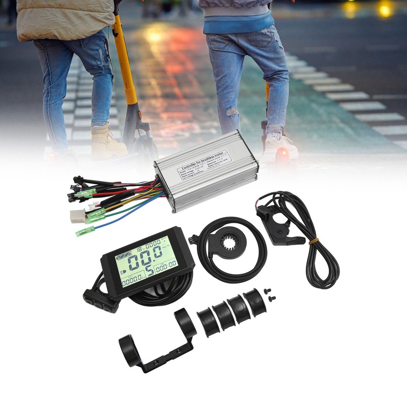 25A Square Wave Motor Controller LCD10H Display V12L Power Assisted