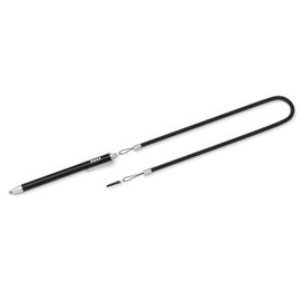 Universal Connector Pin with Spring Cable 40 cm Black