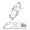Philip Jones Stainless Steel Polished Bangle (7 Inch)