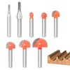 Sinoprotools 8Pcs Core Box Router Bits Set 1/4 Inch Shank,