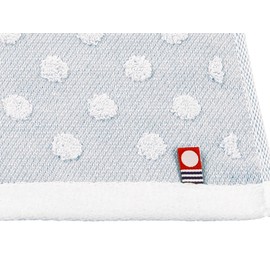Imabari Towel Brand Bath Towel, Petite Dot, 23.6 x 47.2 inches (60 x 120 cm), Gray, Thin Type, Dot Pattern