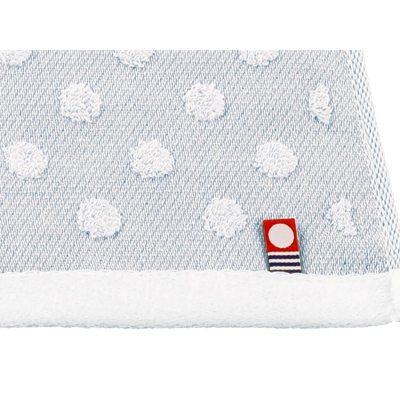 Imabari Towel Brand Bath Towel, Petite Dot, 23.6 x 47.2