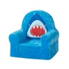 Heritage Kids Figural Foam Chair Shark, Ages 3+, Blue