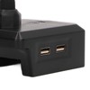 Gooseneck Work Light LED Cordless Lamp Rechargeable 2 USB Ports