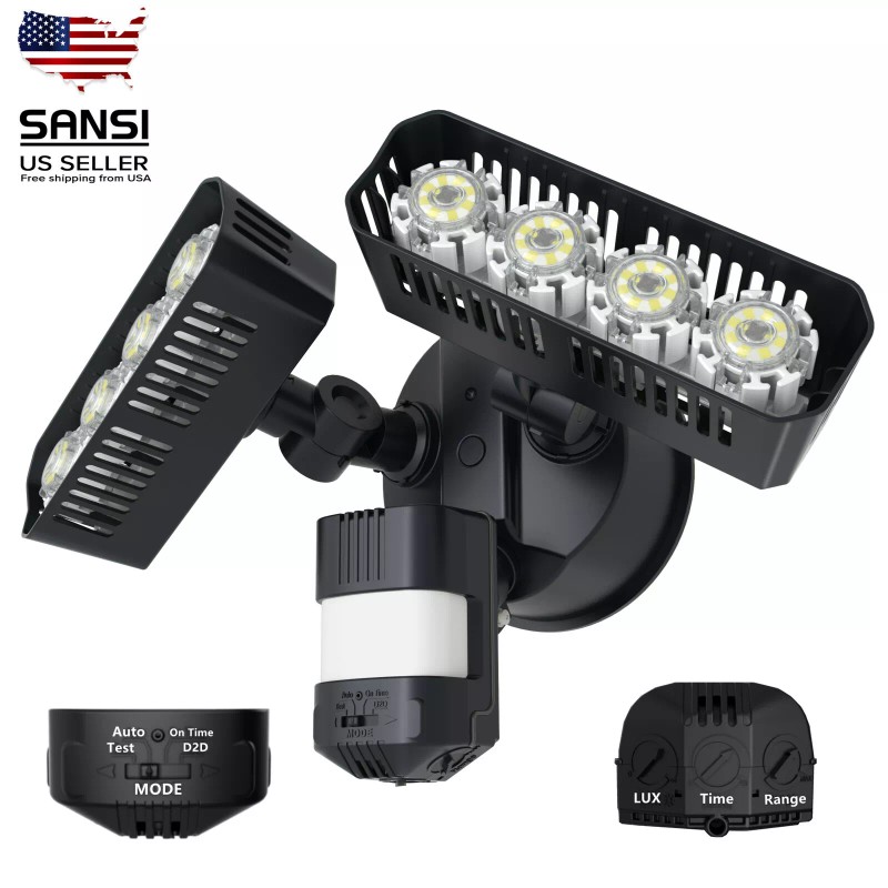 SANSI 36W Outdoor LED Motion Sensor Security Light 250W Equivalent