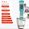 Areyourshop 7 in 1 PH Meter PH/TDS/Temp/EC/Salinity/SG/ORP Meter Digital, pH