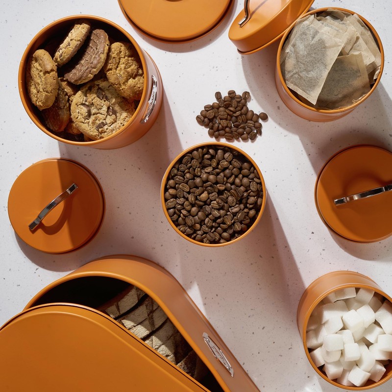 Cooks Professional 3 Piece Storage Canister Set | Labelled Containers