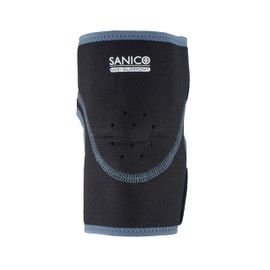 SANICO Elbow Pad - Padded Elbow Support with Compression - Orthopaedic Neoprene Bandage for Stability, Relief, Blood Circulation - Breathable on Both Sides - 40 x 0.3 x 21 cm