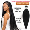 Pre Stretched Braiding Hair, 26 Inch, 3 Packs, 99J