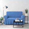 NICEEC Sofa Slipcover Blue Sofa Cover 1 Piece Easy Fitted