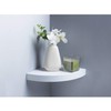 RA-HOMESTORE® New Contemporary Lokken Corner Shelf - White