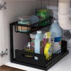 Under Sink Organizer, 2 Tier Under Kitchen Sink Organizer, Under