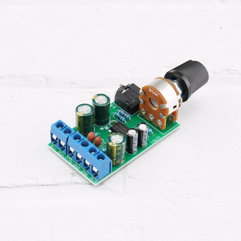 eMagTech 2Pcs DC1.8-12V TDA2822M Dual Channel Mini Amplifier Board Stereo