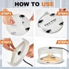 Qualirey 4 Pieces Flea Traps with 8 Sticky Disc 12