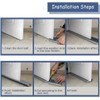 Draft Excluder for Doors - 96cm, Efficient Noise Blocker, Cold