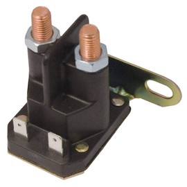 Stens Starter Solenoid 435-036 Compatible with/Replacement for John Deere L100, L110, L118, L120 and L130, Scotts 1642H AM130365, AM132990, AM133094, AM138497, AUC10907
