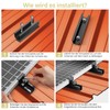 Anbte Solar Panel Mount Kit, 4 Pieces 120 mm Short
