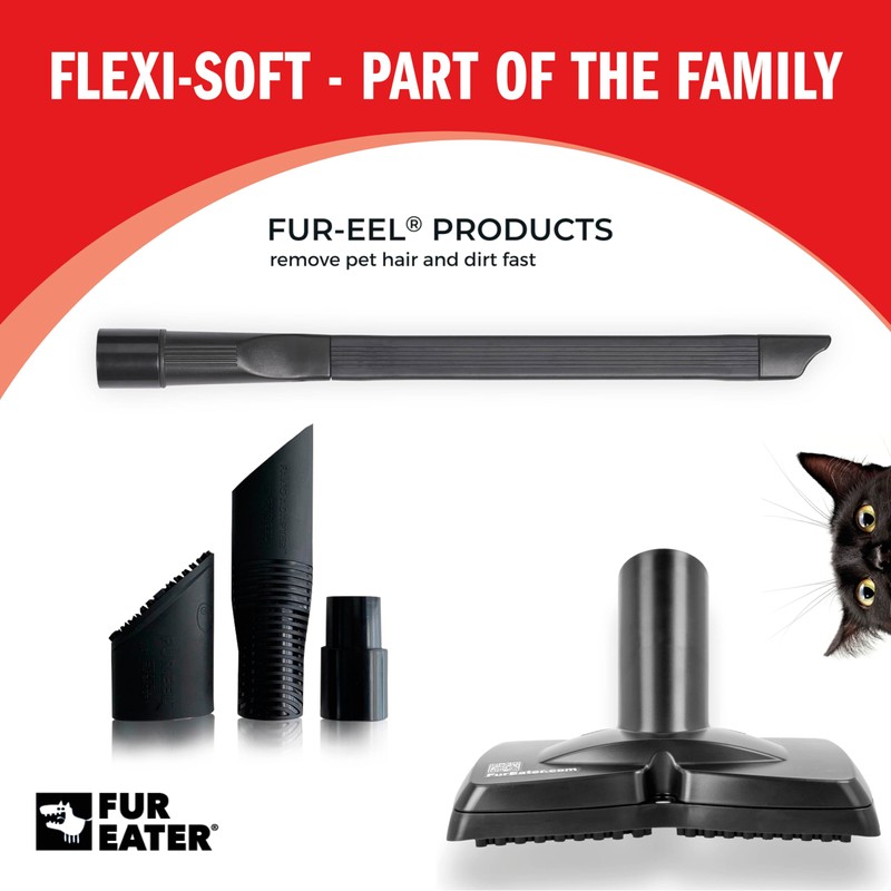 FUR-EEL 16.5-inch Flexible Crevice Cleaning Tool | Long Vacuum Attachment