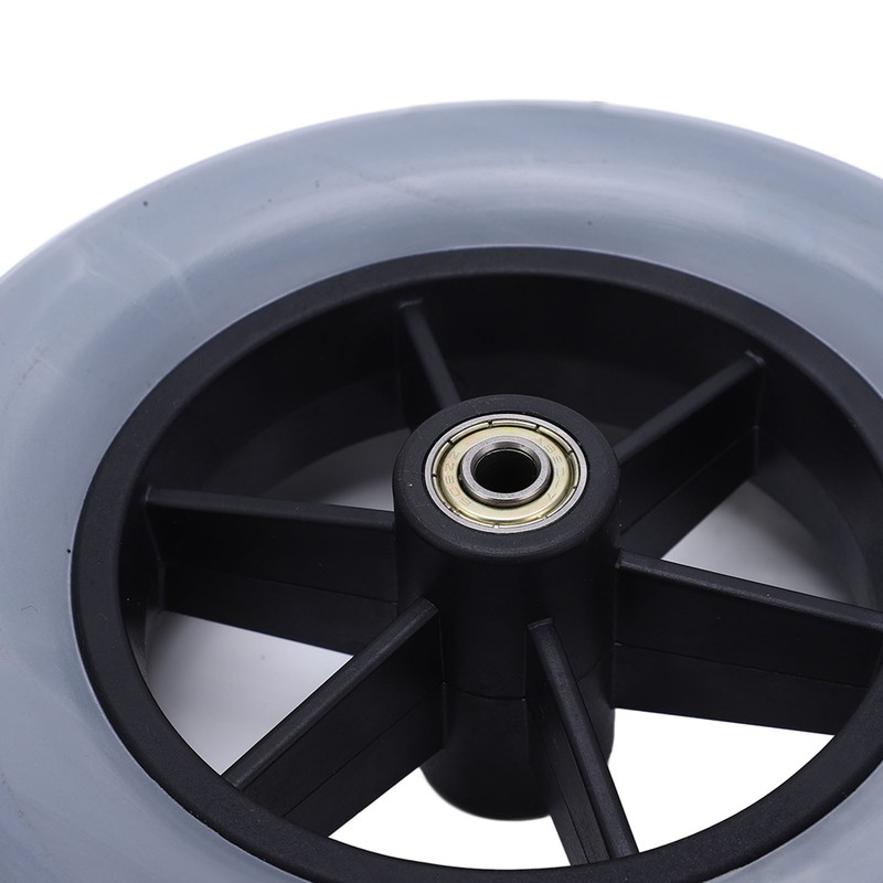 194mm Gray Electric Wheelchair Wheel Non Slip No Noise Stable