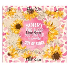 Unbranded 20oz Sublimation Tumbler Wrap Out Of Stock Ready To Press Heat Transfer