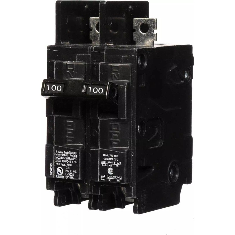 Siemens / ITE BQ2B100H - Siemens - 100 Amp Molded